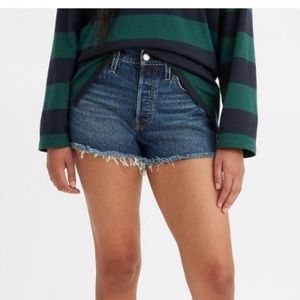 Levi’s Women 501 High Rise Jean Shorts Personal Pair 27
